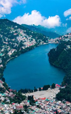 nainital lake city view